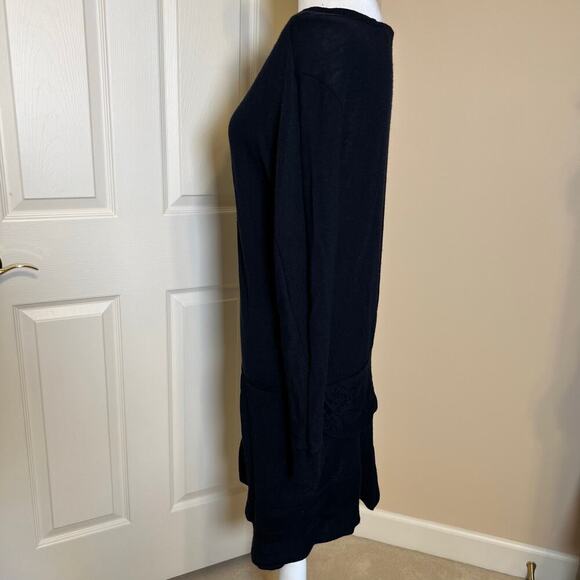 Vanessa Bruno 100% Wool Dress Black Long Sleeve VTG GUC Size Small / Size 1 - Picture 3 of 9